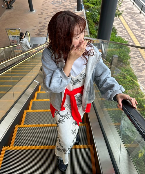 PILIT（ピリット）の「メッシュ刺繍キャミワンピース（ワンピース・レディース・ブラック/オフホワイト・FREE）」の3枚目の写真