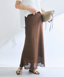 【セットアップ対応可】メッシュバイアススカート