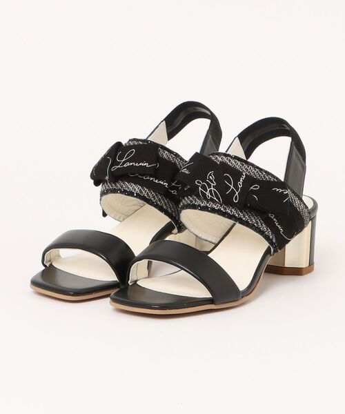 ☆LANVIN　ロゴ入りサンダル　美品☆ Amazon | [ランバンオンブルー] サンダル トラックソールロゴ