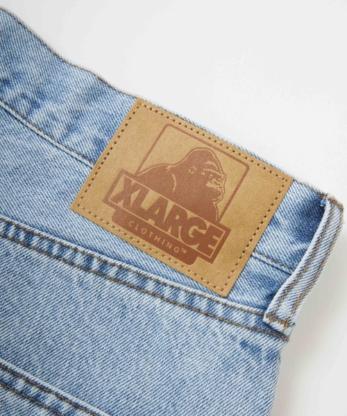 XLARGE(エクストララージ)の「OLD ENGLISH DENIM PANTS(デニムパンツ・メンズ・ブラック/ライトインディゴブルー・30inch/32inch/34inch/36inch)」の20枚目の写真