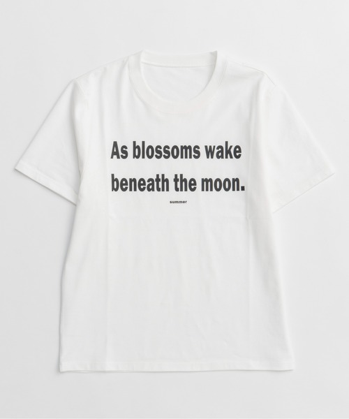 tシャツ THE MOON T-shirt「MAISON SPECIAL/メゾンスペシャル」 レディース THE MOON T-shirt【MAISON SPECIAL/メゾンスペシャル】（Tシャツ