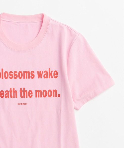 MAISON SPECIAL（メゾンスペシャル）の「THE MOON T-shirt【MAISON SPECIAL/メゾンスペシャル】（Tシャツ/カットソー・レディース・イエロー/ホワイト/ピンク/ブラック・FREE）」の20枚目の写真