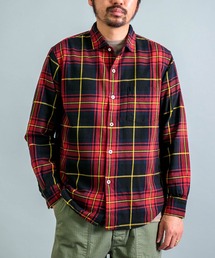 OMNIGOD（オムニゴッド）の「[OMNIGOD mens / オムニゴッド] コットンギャバチェック スプレッドカラーシャツ（シャツ/ブラウス）」