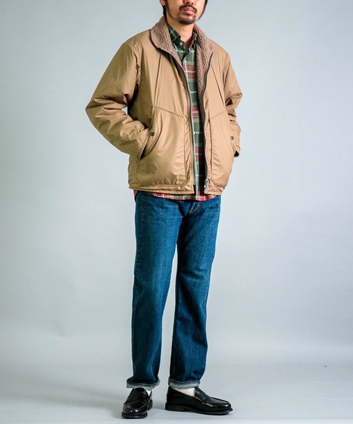 OMNIGOD（オムニゴッド）の「[OMNIGOD mens / オムニゴッド] コットンギャバチェック スプレッドカラーシャツ（シャツ/ブラウス・メンズ・レッド系その他/グリーン系その他・4/3/2）」の7枚目の写真