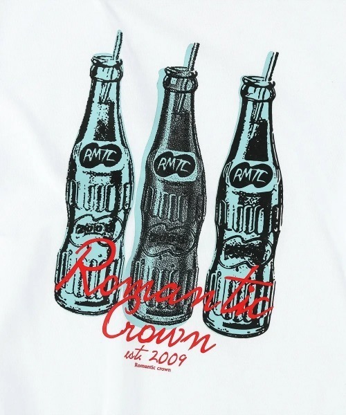 tシャツ A'GEM/9 × .kom 「ROMANTIC CROWN/ロマンティック クラウン」Glass Drawing T-Shirt/グラスド A'GEM/9 × .kom 『ROMANTIC CROWN/ロマンティック クラウン