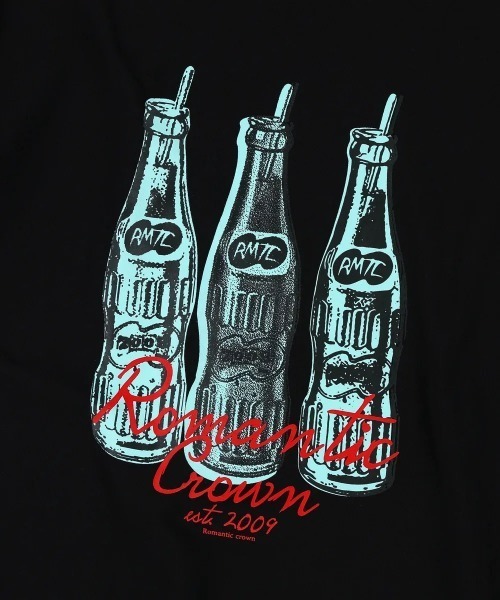[ROMANTIC CROWN] SPLASH PAINTING PIGMENT T-SHIRT /追跡付 ROMANTIC CROWN tシャツ 「UNISEX」ROMANTIC CROWN／バック