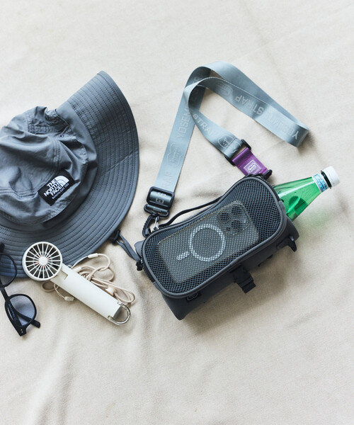 FREAK'S STORE(フリークスストア)の「YOSEMITE STRAP/ヨセミテストラップ BOTTLE ROLL 3WAY SHOULDER(ショルダーバッグ・メンズ・ブラック/チャコールグレー・ONE SIZE)」の11枚目の写真