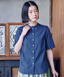 ブラウス シャツ コットンレース使いブラウス レディース SOTT ブラウス シャツ Cropped lace shirt バンドカラー