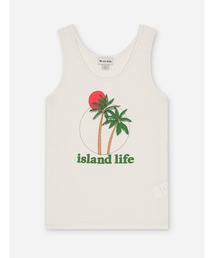 We are Kids（ウィーアーキッズ）の「D?bardeur Marcel White Coconut Island Life（タンクトップ）」
