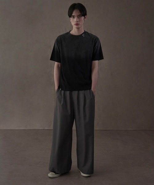 LUCY（ルーシー）の「LUCY/ピアス付きT（Tシャツ/カットソー・メンズ・スミクロ/レッド・MEDIUM/LARGE）」の3枚目の写真