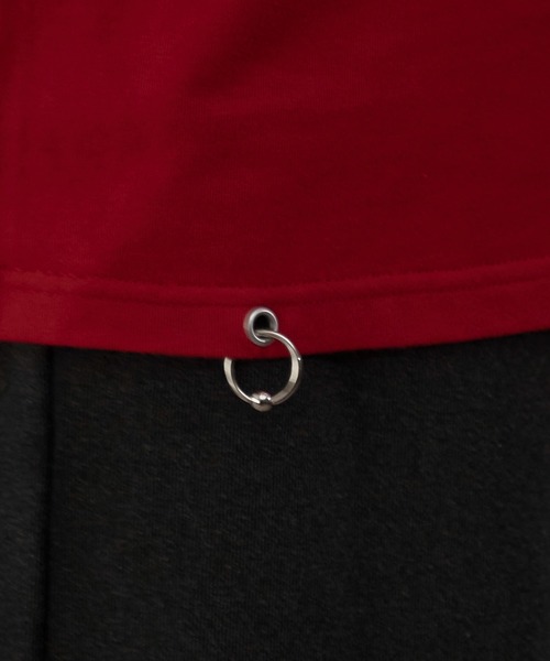 LUCY（ルーシー）の「LUCY/ピアス付きT（Tシャツ/カットソー・メンズ・スミクロ/レッド・MEDIUM/LARGE）」の8枚目の写真