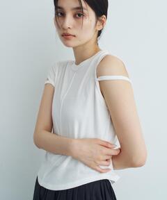 【anuke】　Sheer Slub T-shirts ホワイト ànuke online store（アンヌーク） / Sheer Slub T-shirtsSheer