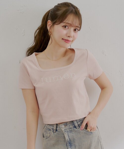 チコ セール】スクエアネックロゴT（Tシャツ/カットソー）｜Chico