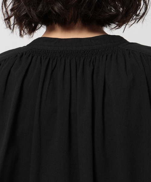 niko and...(ニコアンド)の「ショートスリーブチャーチチュニック(チュニック・レディース・オフホワイト/ブラック・FREE)」の4枚目の写真