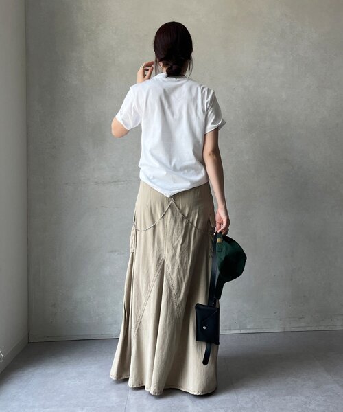 DouDou（ドゥドゥ）の「フォトプリントTEE（Tシャツ/カットソー・レディース・グレー/ダークグレー/ホワイト・FREE）」の5枚目の写真