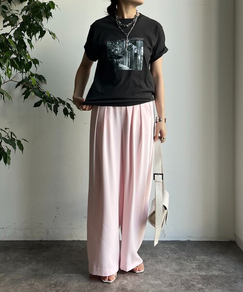 DouDou（ドゥドゥ）の「フォトプリントTEE（Tシャツ/カットソー・レディース・グレー/ダークグレー/ホワイト・FREE）」の20枚目の写真