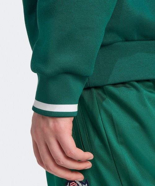 adidas（アディダス）の「adidas/アディダス CREWNECK SWT ロゴスウェット トレーナー メンズ 秋物 秋服 2026年秋冬（スウェット・メンズ・ブラック/グリーン・XL/L/M/S）」の8枚目の写真