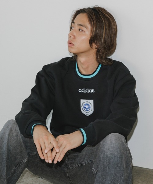 adidas（アディダス）の「adidas/アディダス CREWNECK SWT ロゴ
