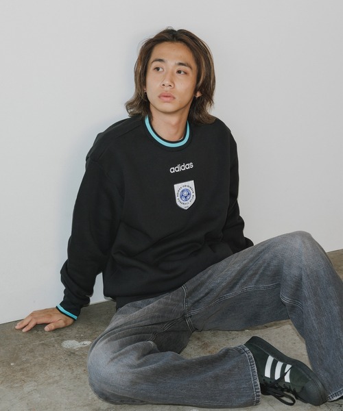 adidas（アディダス）の「adidas/アディダス CREWNECK SWT ロゴ