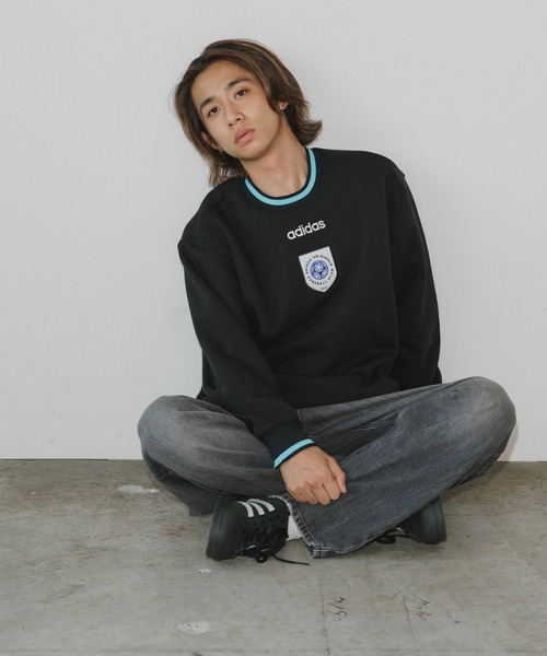 adidas（アディダス）の「adidas/アディダス CREWNECK SWT ロゴ