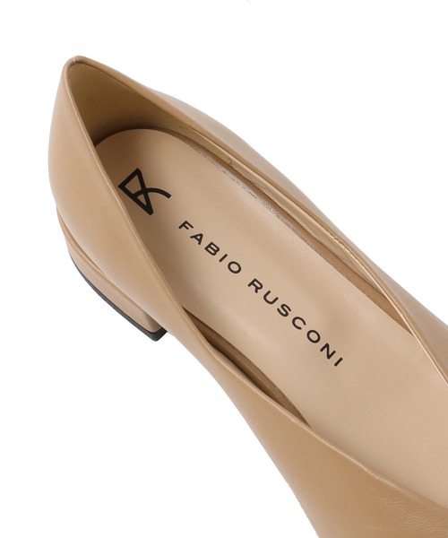 FABIO RUSCONI(ファビオルスコーニ)の「FABIO RUSCONI / S.rossi beak toe pumps(ビークトゥローヒールパンプス F-6699)(パンプス・レディース・ブラック/ベージュ・37/36)」の12枚目の写真