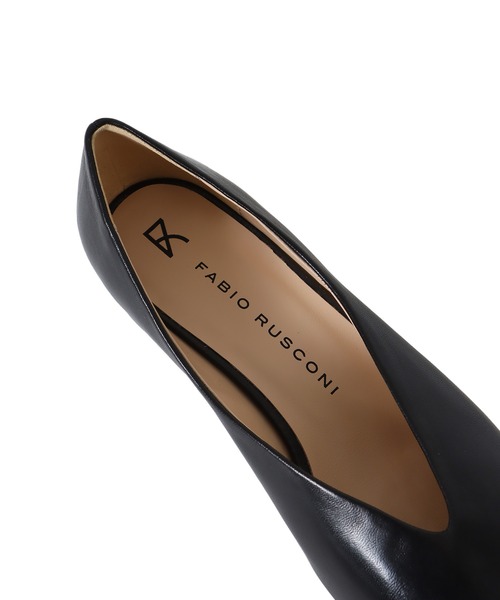 FABIO RUSCONI(ファビオルスコーニ)の「FABIO RUSCONI / S.rossi beak toe pumps(ビークトゥローヒールパンプス F-6699)(パンプス・レディース・ブラック/ベージュ・37/36)」の18枚目の写真