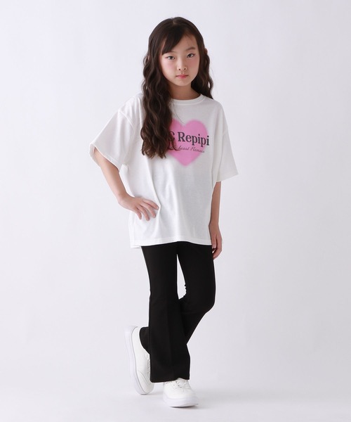 10C REPIPI（ジューシーレピピ）の「【10C REPIPI】チョベリグルーズTEE2（Tシャツ/カットソー・キッズ・スミクロ/ピンク/グレー/ホワイト系1/ホワイト系2/サックスブルー・110cm/120cm/130cm）」の20枚目の写真