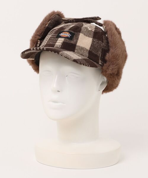 Dickies(ディッキーズ)の「【Dickies】DK EX FAKEFUR FLIGHT CAP/フライトキャップ/フリーサイズ/帽子/ディッキーズ(キャップ・メンズ・ベージュ/ブラック/ブラウン/レッド/グリーン/グレー・FREE)」の4枚目の写真