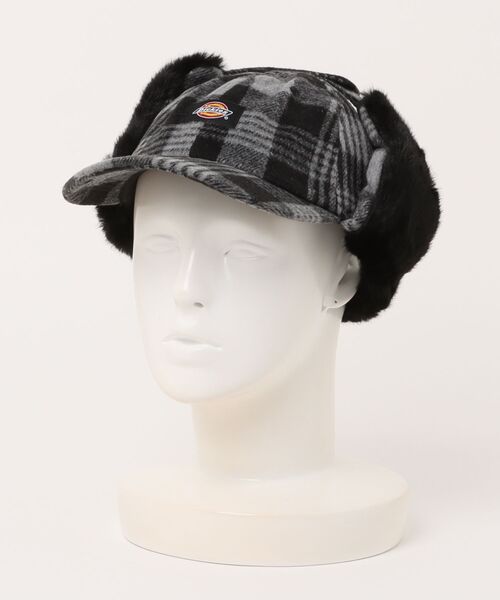 Dickies(ディッキーズ)の「【Dickies】DK EX FAKEFUR FLIGHT CAP/フライトキャップ/フリーサイズ/帽子/ディッキーズ(キャップ・メンズ・ベージュ/ブラック/ブラウン/レッド/グリーン/グレー・FREE)」の2枚目の写真