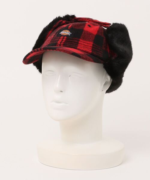 Dickies(ディッキーズ)の「【Dickies】DK EX FAKEFUR FLIGHT CAP/フライトキャップ/フリーサイズ/帽子/ディッキーズ(キャップ・メンズ・ベージュ/ブラック/ブラウン/レッド/グリーン/グレー・FREE)」の6枚目の写真