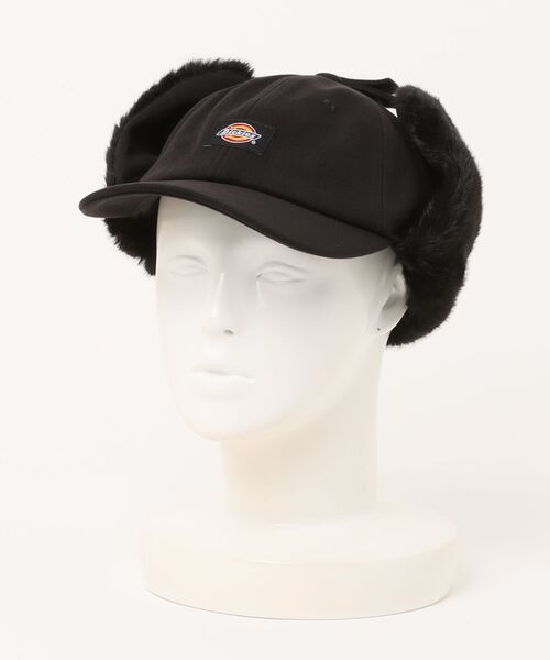 Dickies(ディッキーズ)の「【Dickies】DK EX FAKEFUR FLIGHT CAP/フライトキャップ/フリーサイズ/帽子/ディッキーズ(キャップ・メンズ・ベージュ/ブラック/ブラウン/レッド/グリーン/グレー・FREE)」の1枚目の写真