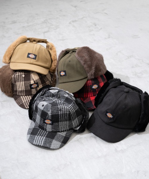 Dickies(ディッキーズ)の「【Dickies】DK EX FAKEFUR FLIGHT CAP/フライトキャップ/フリーサイズ/帽子/ディッキーズ(キャップ・メンズ・ベージュ/ブラック/ブラウン/レッド/グリーン/グレー・FREE)」の8枚目の写真