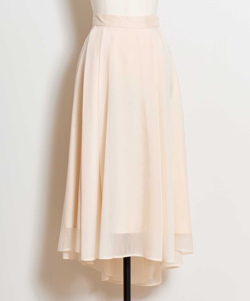 NOELA（ノエラ）の「シャイニーフレアスカート（スカート・レディース・オフホワイト/ラベンダー・S/M）」の12枚目の写真