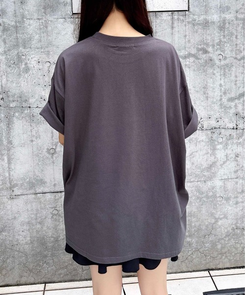 INGNI（イング）の「【WEB限定】カラフル花刺繍Tシャツ（Tシャツ/カットソー・レディース・オフホワイト/オートミール/スミクロ・M）」の13枚目の写真