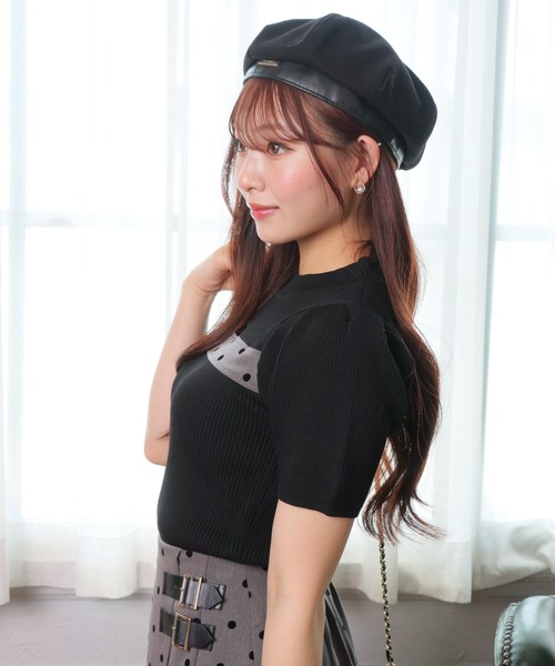 LIPSERVICE(リップサービス)の「バストカッティングラインニット(ニット/セーター・レディース・ブラック/ホワイト/ブラウン・FREE)」の20枚目の写真