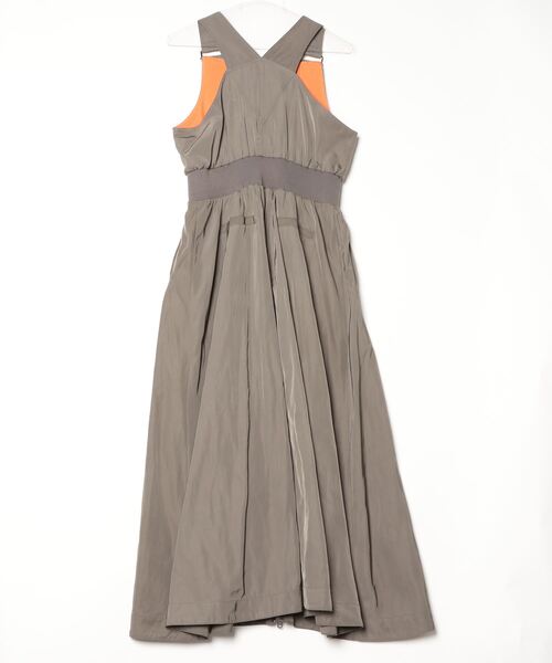 Risley(リズレー)の「Risley(リズレー) 別注MA-1ワンピース(ワンピース・レディース・オリーブ系/ネイビー・F)」の3枚目の写真