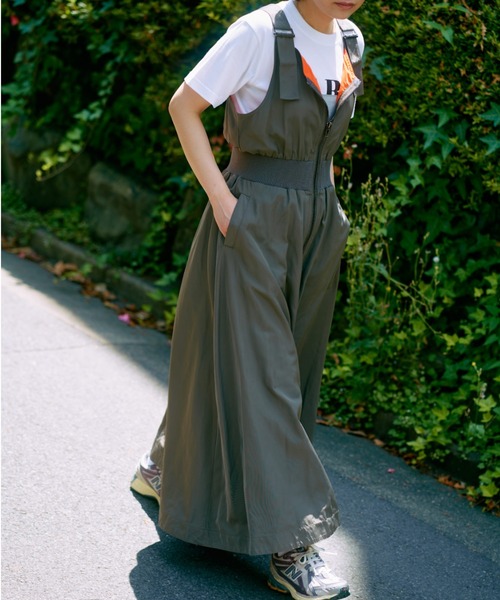 Risley(リズレー)の「Risley(リズレー) 別注MA-1ワンピース(ワンピース・レディース・オリーブ系/ネイビー・F)」の14枚目の写真