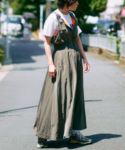 Risley(リズレー)の「Risley(リズレー) 別注MA-1ワンピース(ワンピース・レディース・オリーブ系/ネイビー・F)」の18枚目の写真