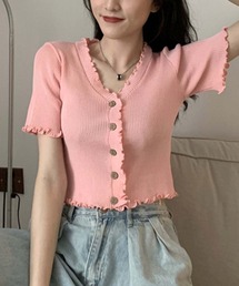 フリル ニット Vネック」に該当するファッション通販 - ZOZOTOWN