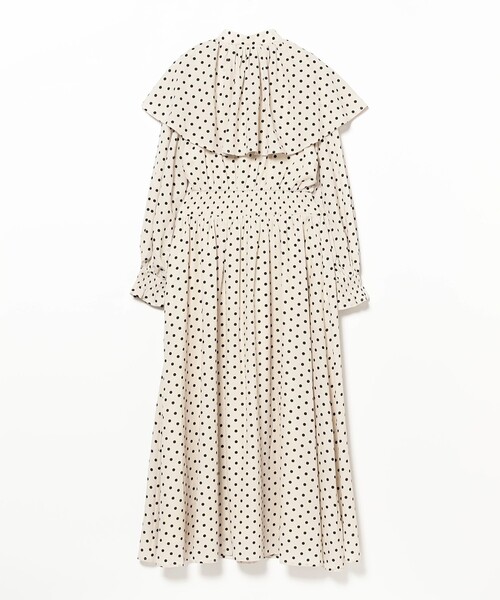 CAROLINA GLASER（カロリナ グレイサー）の「ドット リボンタイ ワンピース（ワンピース・レディース・ホワイト系その他5/ブラック・ONE SIZE）」の9枚目の写真