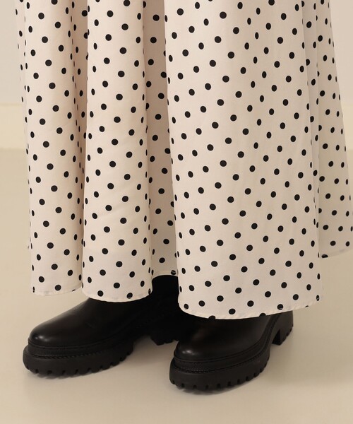 CAROLINA GLASER（カロリナ グレイサー）の「ドット リボンタイ ワンピース（ワンピース・レディース・ホワイト系その他5/ブラック・ONE SIZE）」の12枚目の写真