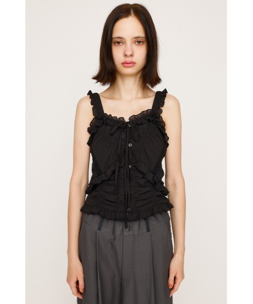 タグ付き未使用 SLY SHEER SQUEEZE CAMI TOPS SHEER SQUEEZE CAMI TOPS シアー スクウィーズ キャミ トップス