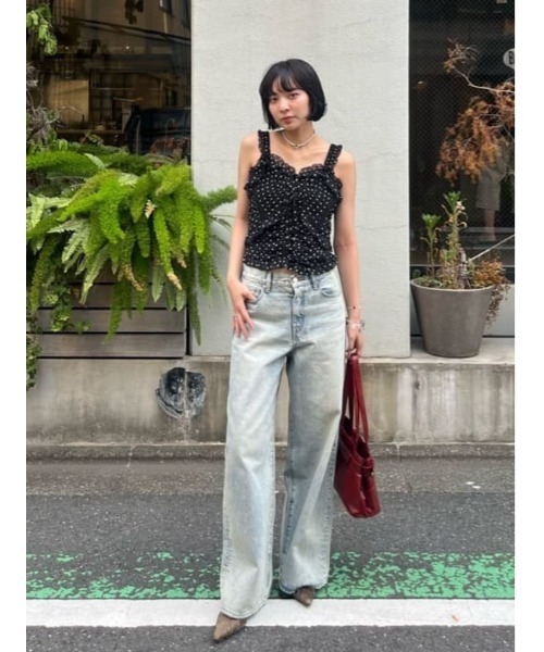 SHEER SQUEEZE CAMI TOPS シアー スクウィーズ キャミ トップス