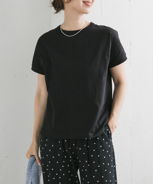 URBAN RESEARCH DOORS（アーバンリサーチドアーズ）の「『UR TECH ひやサラクール』バックポイントタックプルオーバー（Tシャツ/カットソー・レディース・ブラック/グレー系その他/オフホワイト/レッド系その他・MEDIUM）」の21枚目の写真