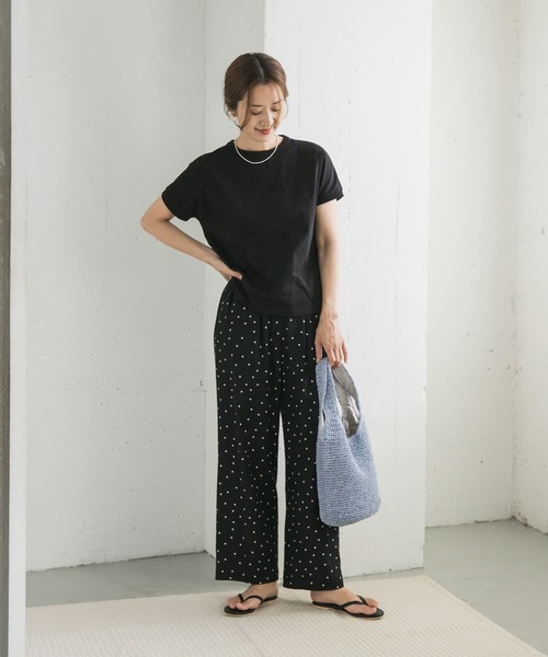 URBAN RESEARCH DOORS（アーバンリサーチドアーズ）の「『UR TECH ひやサラクール』バックポイントタックプルオーバー（Tシャツ/カットソー・レディース・ブラック/グレー系その他/オフホワイト/レッド系その他・MEDIUM）」の22枚目の写真