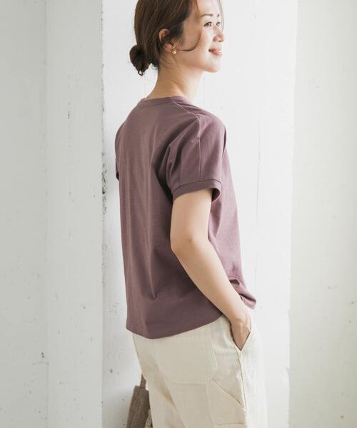URBAN RESEARCH DOORS(アーバンリサーチドアーズ)の「『UR TECH ひやサラクール』バックポイントタックプルオーバー(Tシャツ/カットソー・レディース・ブラック/グレー系その他/オフホワイト/レッド系その他・MEDIUM)」の13枚目の写真