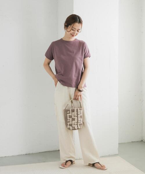 URBAN RESEARCH DOORS(アーバンリサーチドアーズ)の「『UR TECH ひやサラクール』バックポイントタックプルオーバー(Tシャツ/カットソー・レディース・ブラック/グレー系その他/オフホワイト/レッド系その他・MEDIUM)」の14枚目の写真