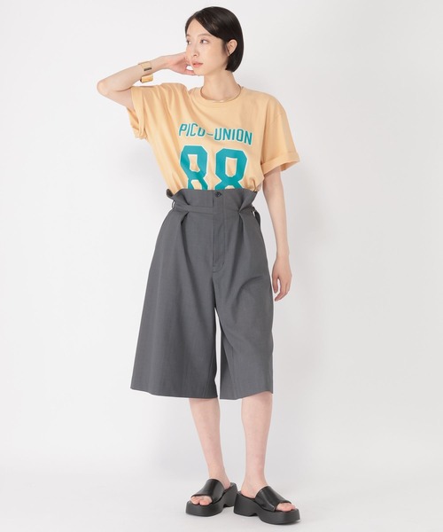 studio CLIP(スタディオクリップ)の「【daily CLIP】BIGナンバリングT(Tシャツ/カットソー・レディース・ベージュ/ネイビー/ホワイト・FREE)」の10枚目の写真