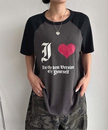 sedacle（セダクル）の「スラブシアーIラブTEE（Tシャツ/カットソー）」