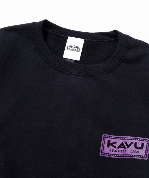 KAVU(カブー)の「KAVU/カブー Stamp Sweat/スタンプスウェット(スウェット・メンズ・ブラック/グレー・X-LARGE/MEDIUM/LARGE)」の4枚目の写真